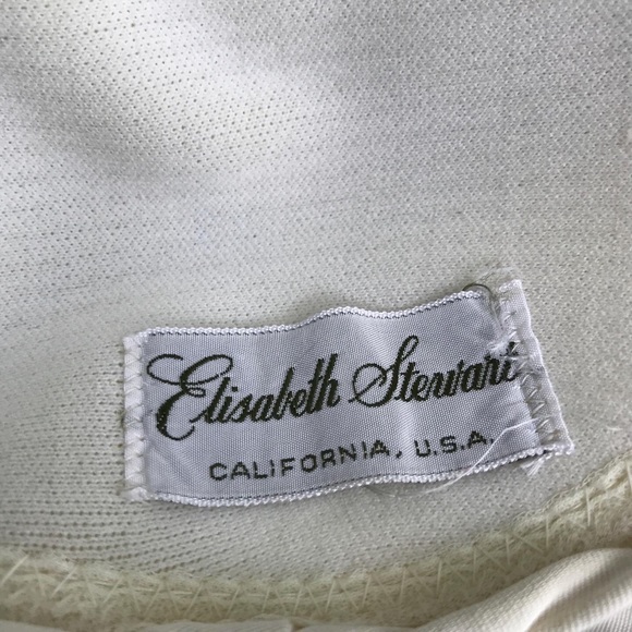 Vintage Mod Elisabeth Stewart Belted Swim Romper - Picture 5 of 11